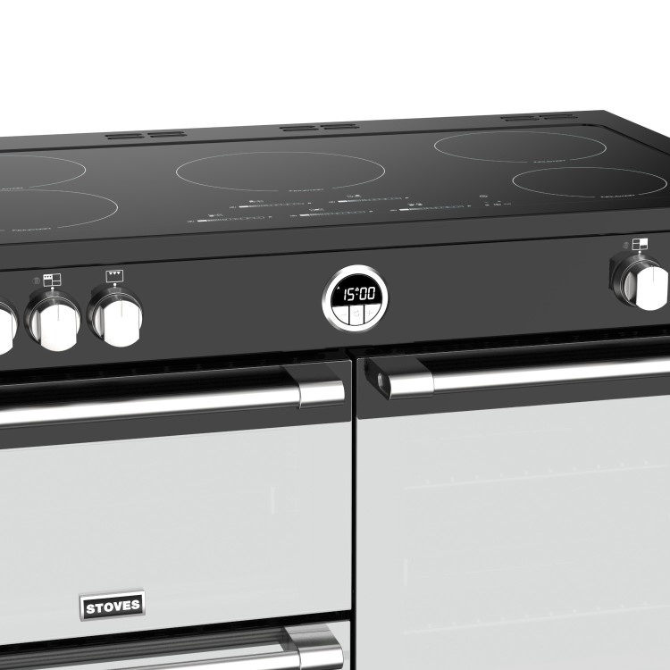 Refurbished Stoves Sterling S1000Ei 100cm Electric Induction Range Cooker Black