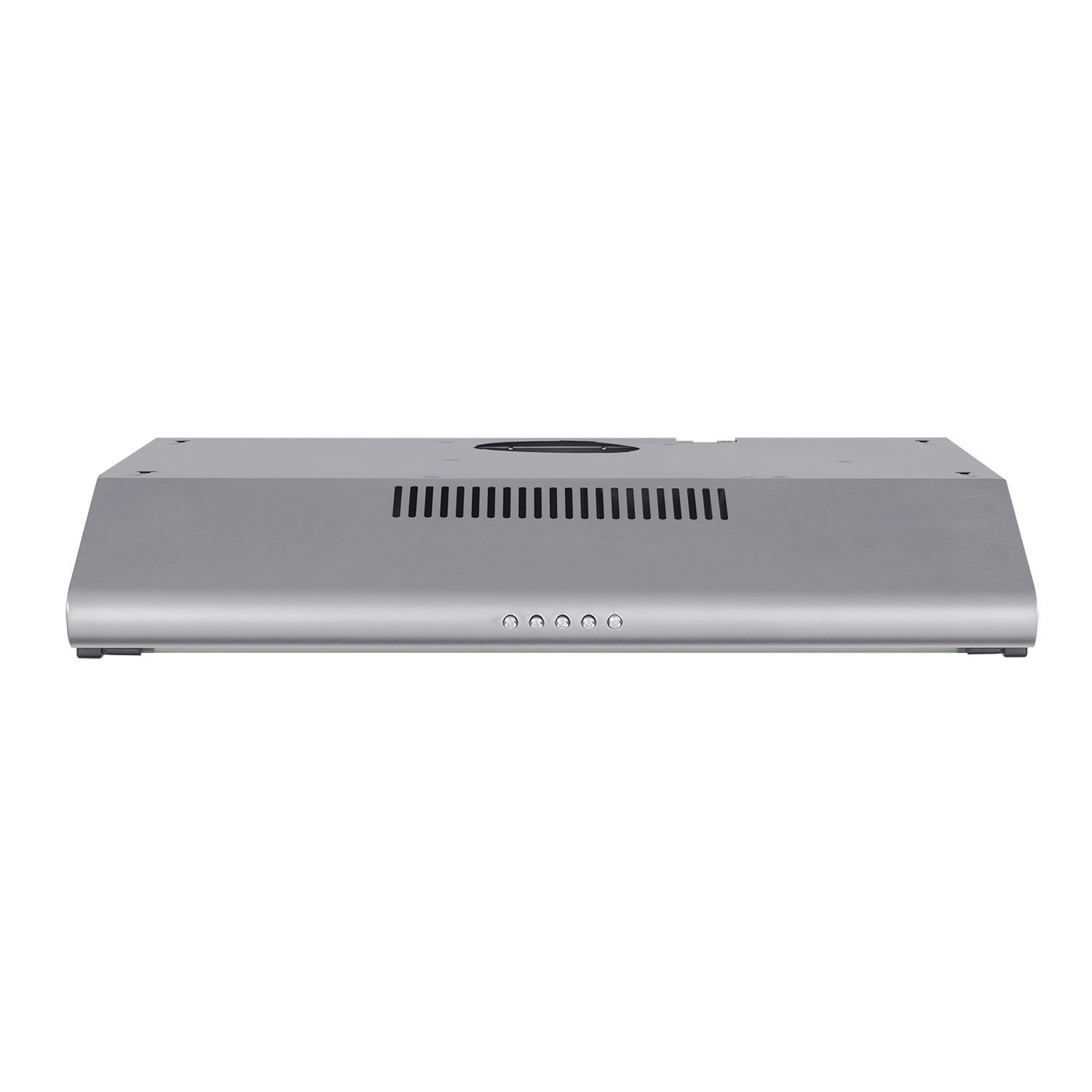 electriQ 60cm Top & Rear Venting Visor Cooker Hood Stainless Steel