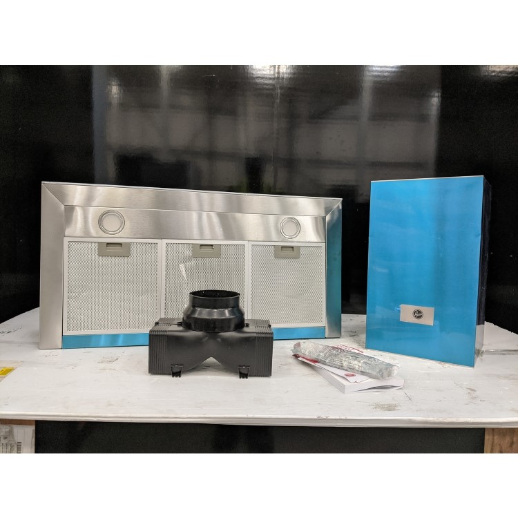 Refurbished Hoover H-Hood 300 HTS9CBK3X 90cm Slimline Chimney Cooker Hood Stainless Steel