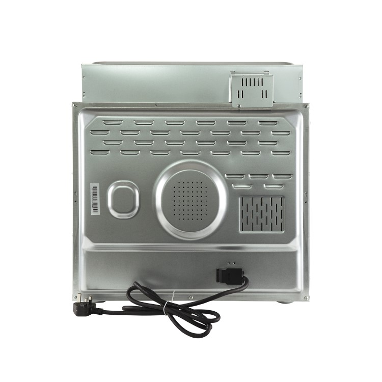 Refurbished electriQ EQOVENM2BLACK 60cm Single Built In Electric Oven Black
