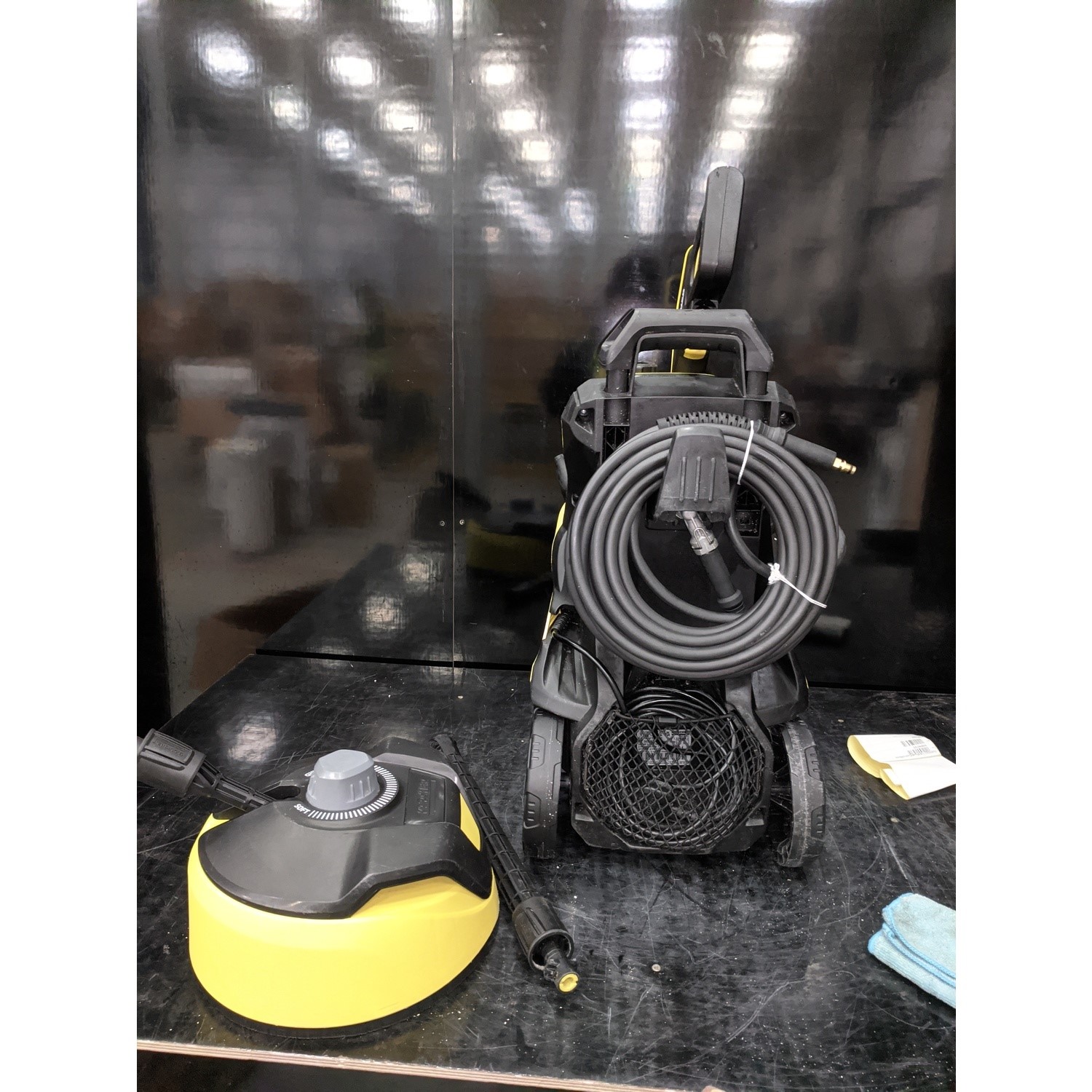 Refurbished Karcher K4 Power Control Home Pressure Washer with Patio Cleaner and Stone Detergent