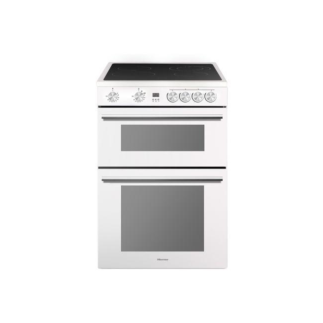 Hisense HDE3211BWUK 60cm Electric Cooker - White