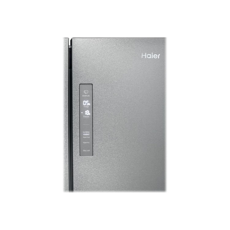 Refurbished Haier HTF-520IP7 Freestanding 525 Litre Fridge Freezer Silver