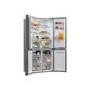 Refurbished Haier HTF-520IP7 Freestanding 525 Litre Fridge Freezer Silver