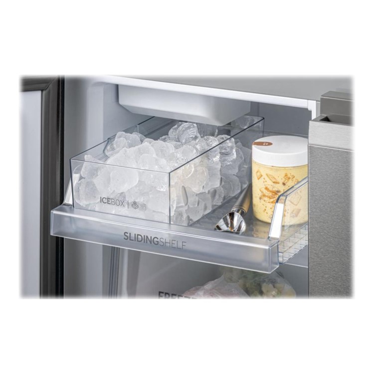 Refurbished Haier HTF-520IP7 Freestanding 525 Litre Fridge Freezer Silver