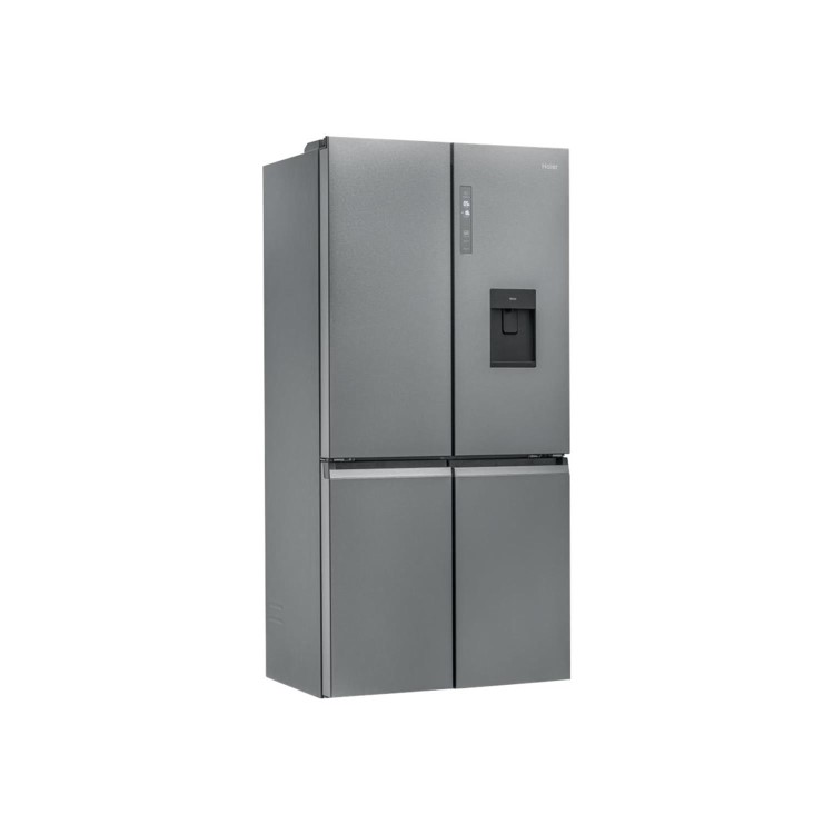 Refurbished Haier HTF-520IP7 Freestanding 525 Litre Fridge Freezer Silver