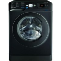 Refurbished Indesit BDE86436XBUKN Freestanding 8/6KG 1400 Spin Washer Dryer Black