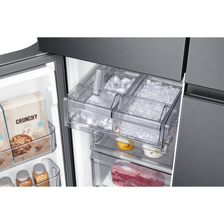 Samsung 647 Litre Four Door American Fridge Freezer With Beverage Centre  - Black