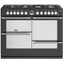 Refurbished Stoves Sterling S1100DF 110cm Dual Fuel Range Cooker Black