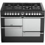 Refurbished Stoves Sterling S1100DF 110cm Dual Fuel Range Cooker Black