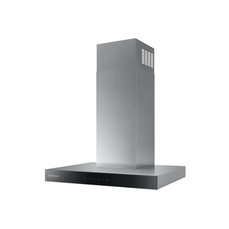 Refurbished Samsung NK24M5070BS 60cm Slimline Chimney Cooker Hood Stainless Steel With Black Glass
