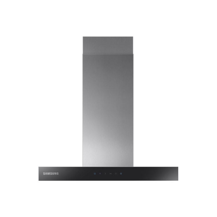 Refurbished Samsung NK24M5070BS 60cm Slimline Chimney Cooker Hood Stainless Steel With Black Glass