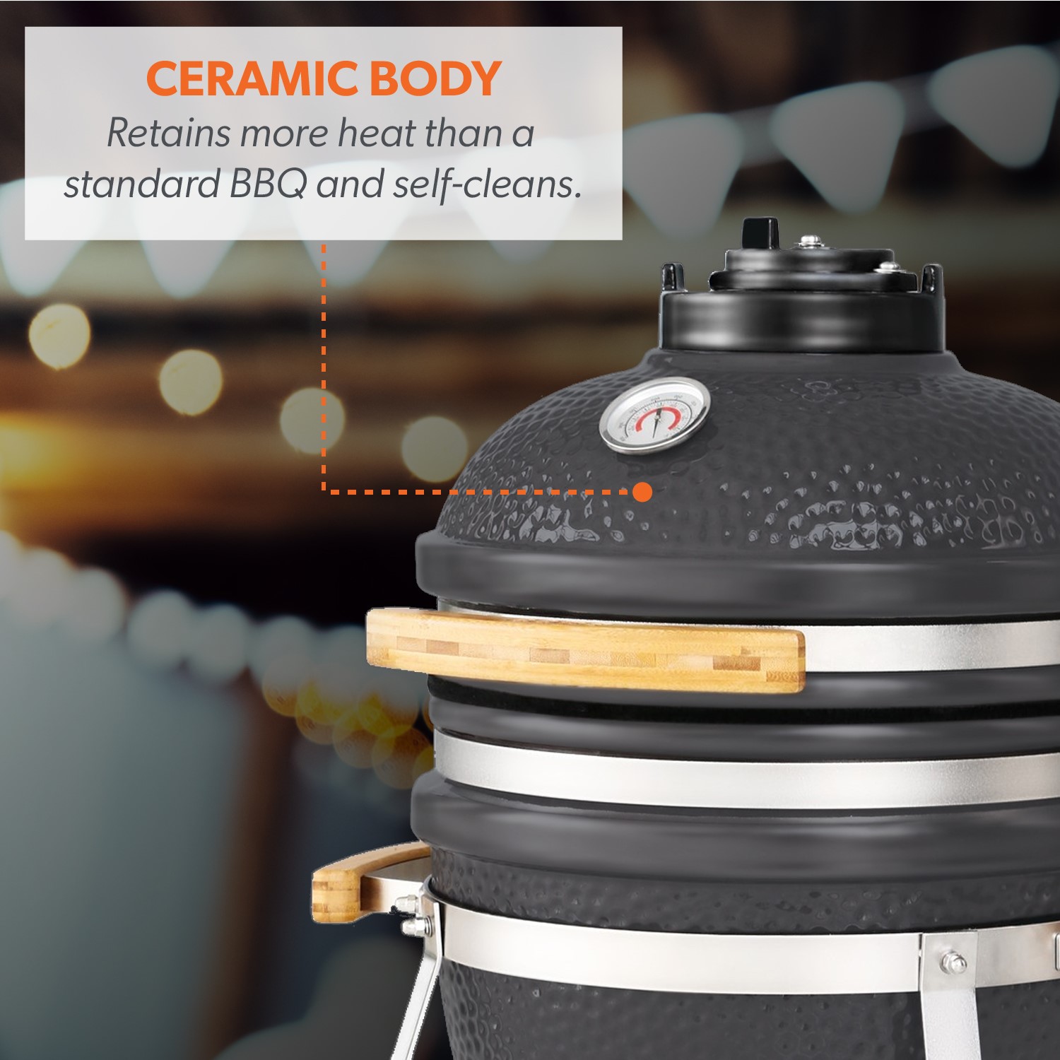 Boss Grill EIQEGGXS The Egg XS 15 Inch Ceramic Kamado Style Charcoal Egg BBQ Grill Boss Grill EIQEGGXS The Egg XS 15 Inch Ceramic Kamado Style Charcoal Egg BBQ Grill