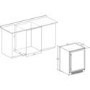 Refurbished CDA WCCFO602BL Integrated 46 Bottle Under Counter Wine Cooler Black