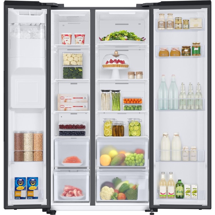 Refurbished Samsung RS67A8810B1 634 Litre Frost Free American Fridge Freezer Black