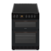electriQ 60cm Double Cavity Electric Cooker - Black