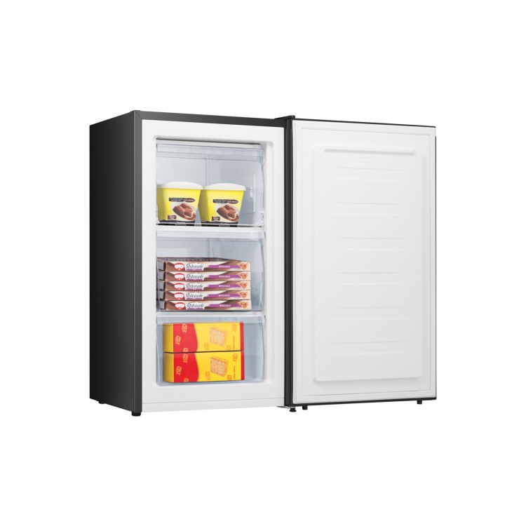 Refurbished Fridgemaster Freestanding 61 Litre Under Counter Freezer Black