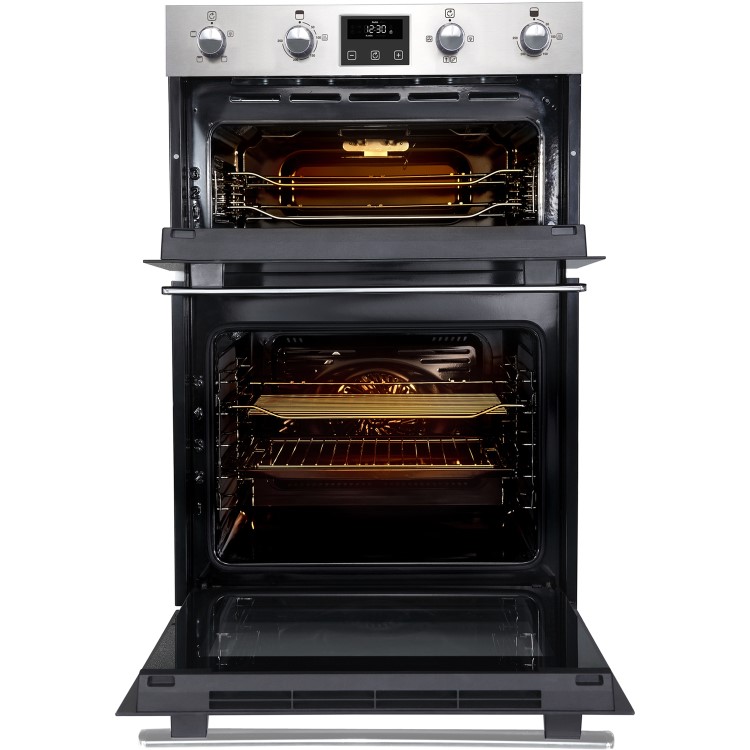 Belling 444444785 Built-In Electric Double Oven - Stainless Steel
