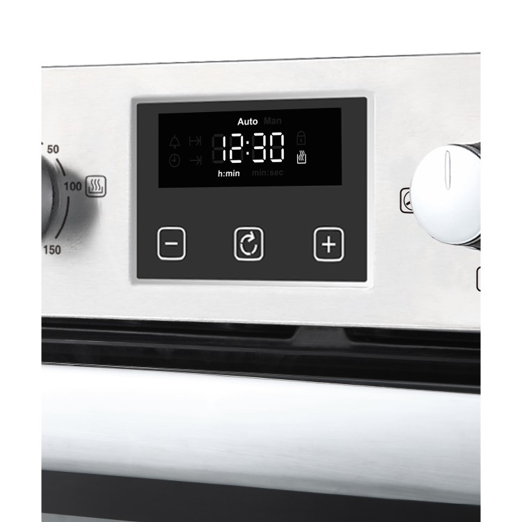 Belling 444444785 Built-In Electric Double Oven - Stainless Steel