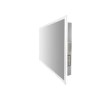 Rectangular LED Heated Bathroom Mirror with Bluetooth &amp; Shaver Socket 1200 x 800mm - Divine