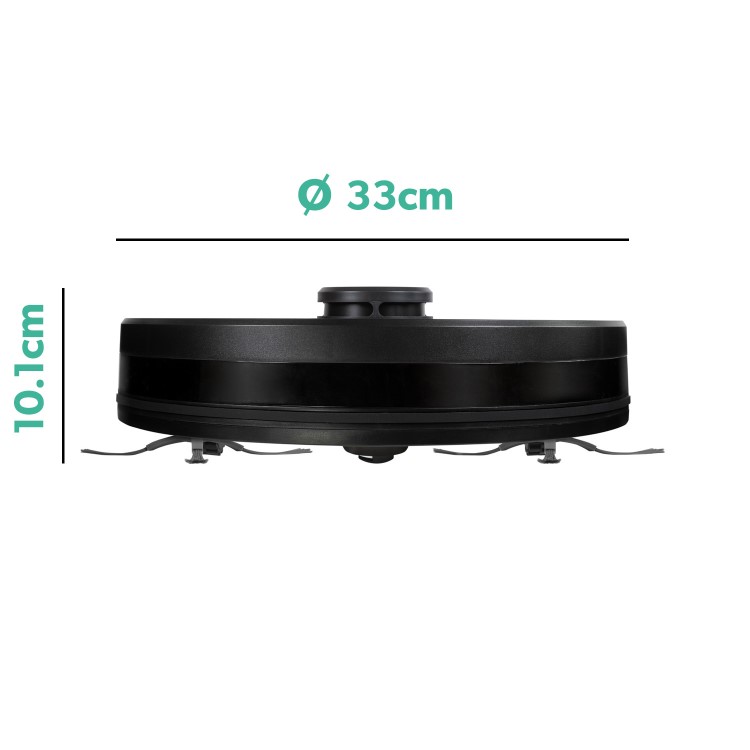 Refurbished electriQ MIMO Robot Vacuum Cleaner 4000Pa Suction LDS Laser navigation and Auto Empty Dock