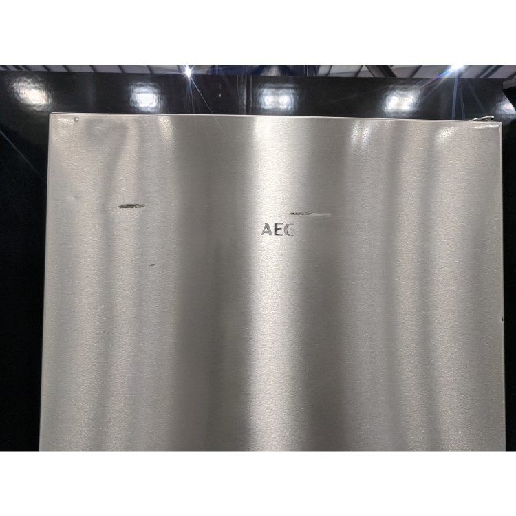 Refurbished AEG RCB636E4MX Freestanding 360 Litre 60/40 Fridge Freezer Silver
