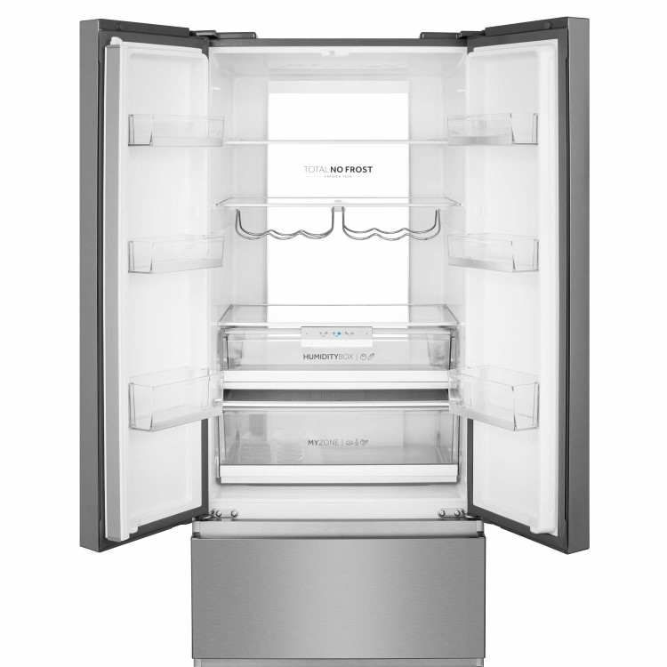 Refurbished Haier HB20FPAAA 454 Litre American Fridge Freezer Stainless steel look