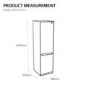 Refurbished LG GBB62PZGCC Freestanding 340 Litre 70/30 Fridge Freezer Shiny Steel 