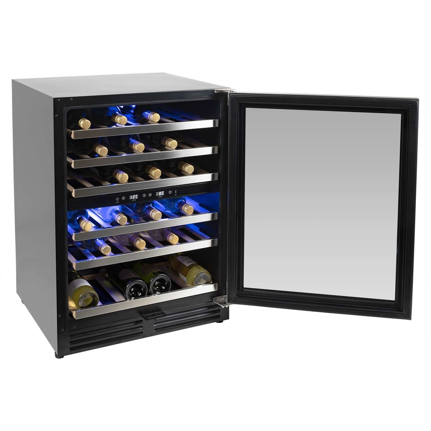 Refurbished electriQ EQWINECH60 Freestanding 51 Bottle Dual Zone Wine