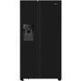 Refurbished Hisense RS694N4TBF Freestanding 535 Litre Frost Free American Fridge Freezer Black 