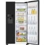Refurbished Hisense RS694N4TBF Freestanding 535 Litre Frost Free American Fridge Freezer Black 