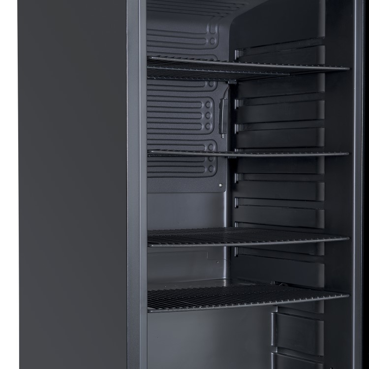 Refurbished electriQ eiQLDFVE Freestanding 98 Litre Drinks Fridge Black