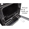 electriQ 50cm Electric Cooker with Sealed Plate Hob - Black