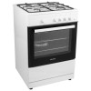 electriQ 60cm Gas Cooker - White