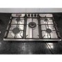 Refurbished Neff N70 T27DS59N0 75cm 5 Burner Gas Hob Stainless Steel With Cast Iron Pan Stands