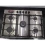 Refurbished Neff N70 T27DS59N0 75cm 5 Burner Gas Hob Stainless Steel With Cast Iron Pan Stands