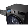 LG 10.5kg Wash 7kg Dry Freestanding Washer Dryer - Black
