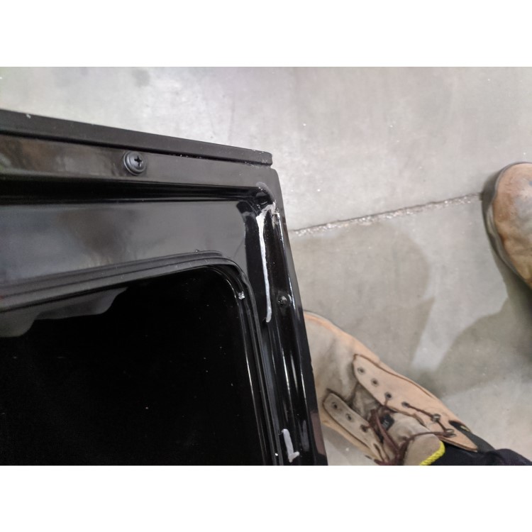 Refurbished Hotpoint HAGL60K 60cm Double Oven Gas Cooker with Lid Black