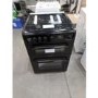 Refurbished Hotpoint HAGL60K 60cm Double Oven Gas Cooker with Lid Black