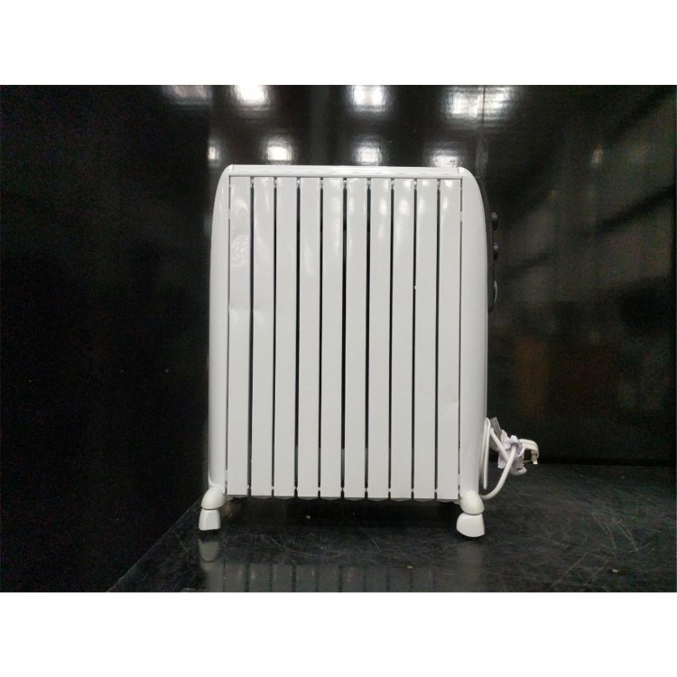 Refurbished Delonghi Dragon 4 Portable 10 Fin Oil Filled Radiator - White