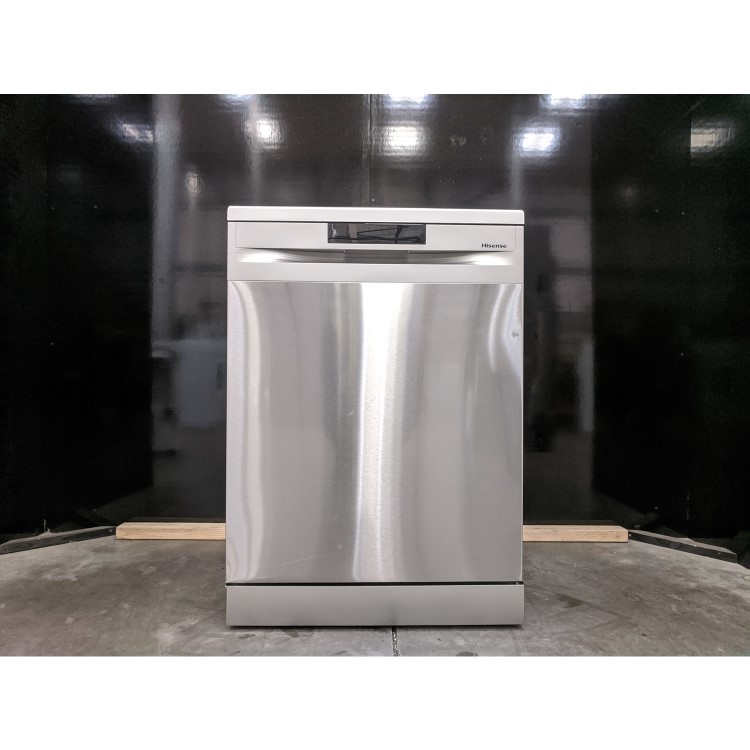 Refurbished Hisense HS620D10XUK 14 Place Freestanding Dishwasher Stainless Steel