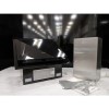 Refurbished Bosch Serie 4 DWK67CM60B 60cm Touch Control Angled Chimney Cooker Hood Black