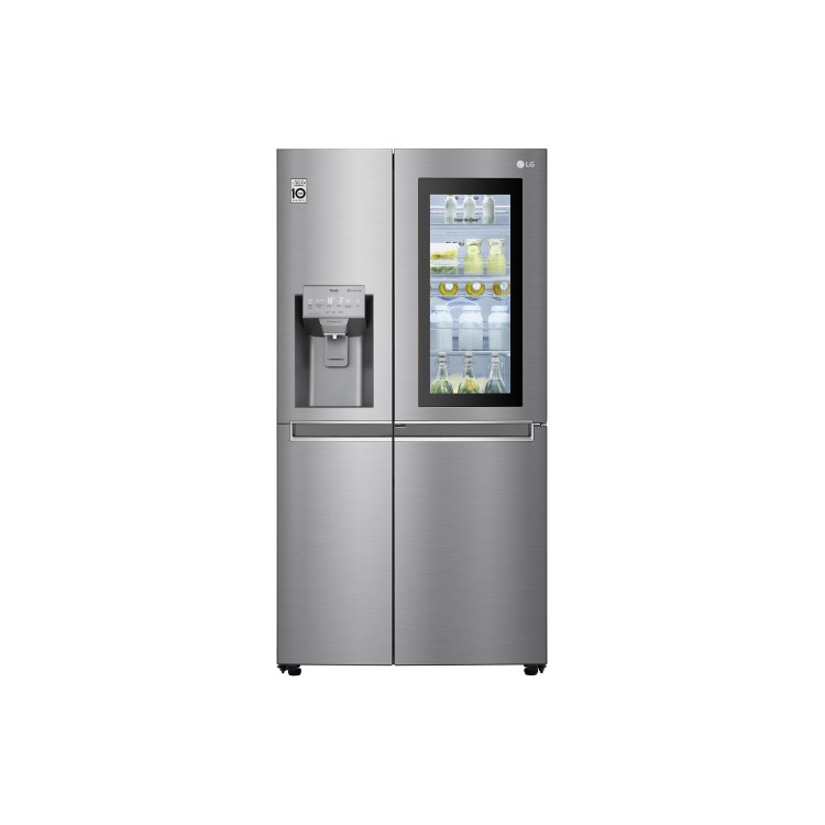 Refurbished LG GSI960PZVV Freestanding 625 Litre 70/30 Frost Free American Fridge Freezer Stainless Steel