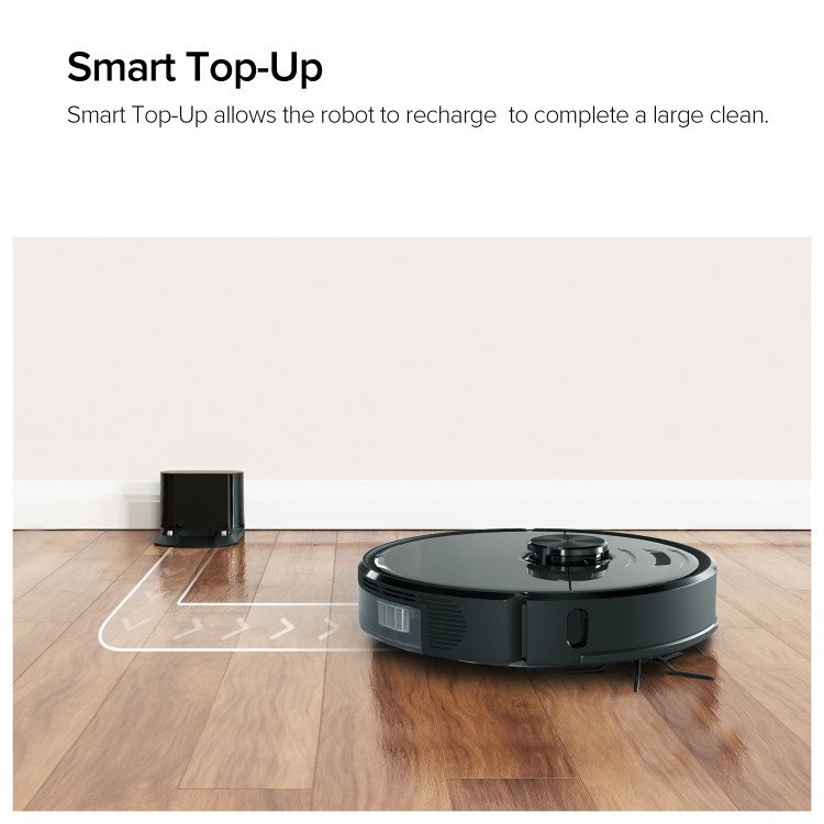Refurbished Roborock S6 MaxV Robot Vacuum Cleaner and Mop - 2500Pa Suction - Black