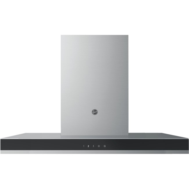 Refurbished Hoover H-Hood 300 HTS9CBK3X 90cm Slimline Chimney Cooker Hood Stainless Steel