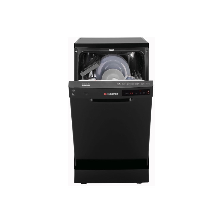 Refurbished Hoover H-Dish 300 HDPH2D1049B-80 10 Place Freestanding Dishwasher Black