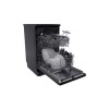 Hoover H-Dish 300 10 Place Settings Freestanding Dishwasher - Black
