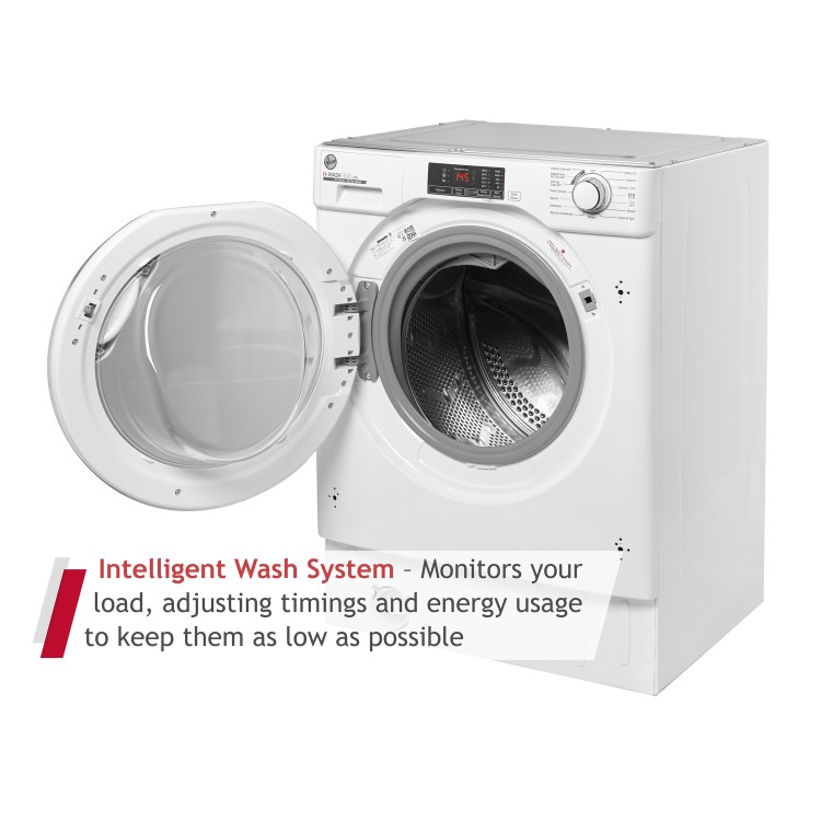 Hoover H-WASH 300 Lite 8kg 1400rpm Integrated Washing Machine - White
