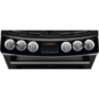 Refurbished Zanussi ZCG43250XA 55cm Double Oven Gas Cooker with Catalytic Liners Stainless Steel