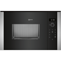 Refurbished Neff N50 HLAWD53N0B 25L 900W Built In Microwave Stainless Steel